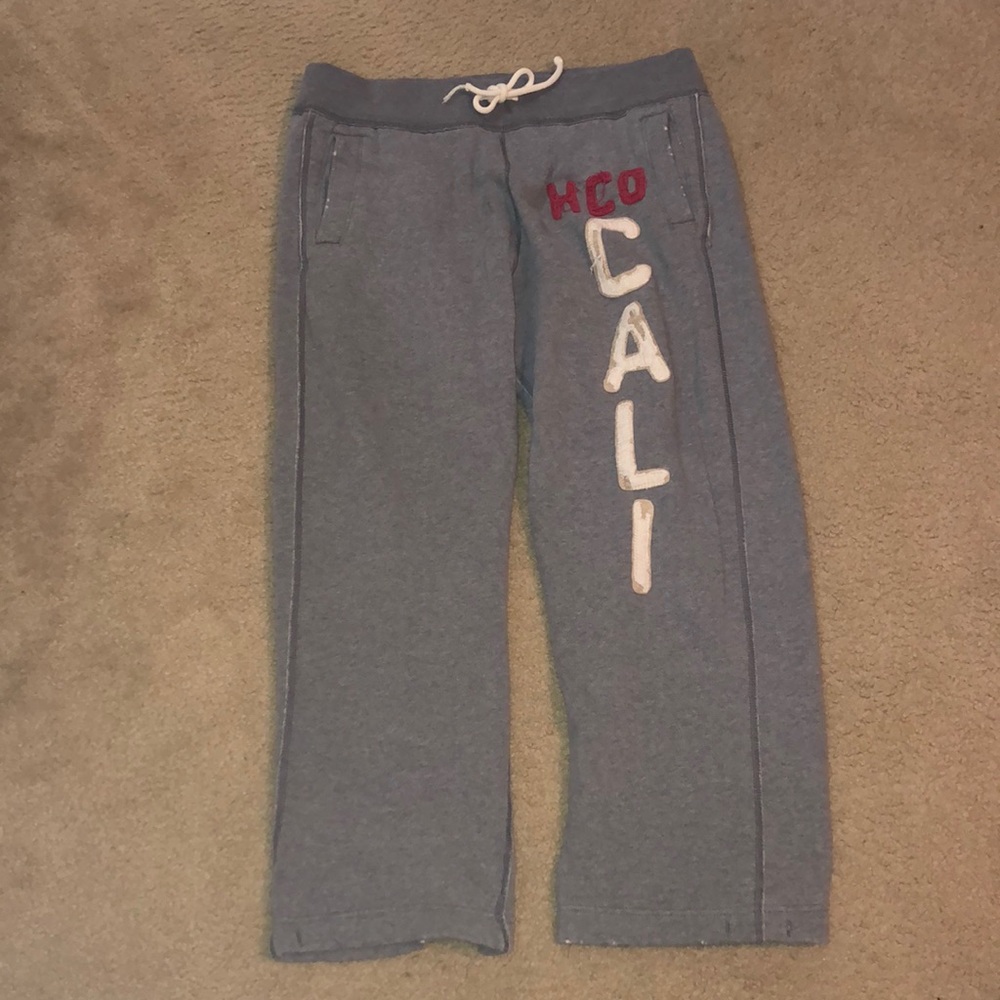 Gray Hollister Sweatpants